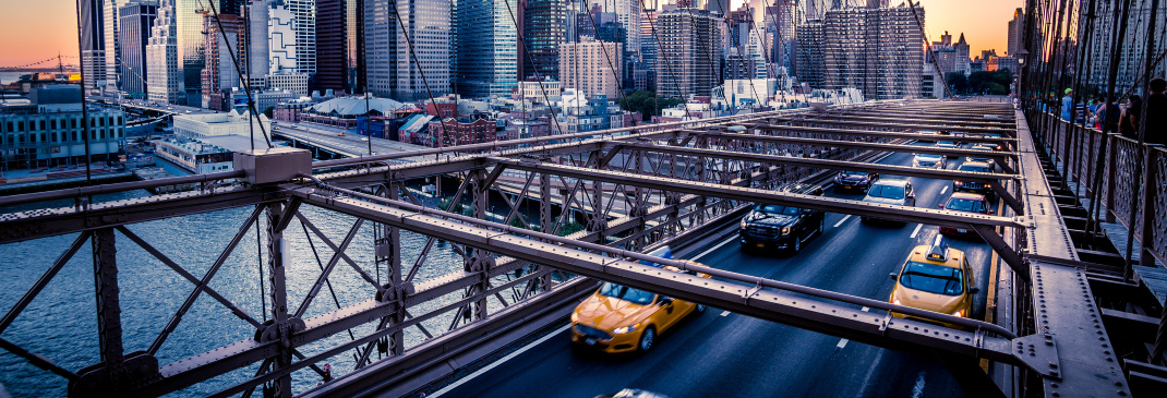 Verkeer in New York City JFK Airport en omgeving